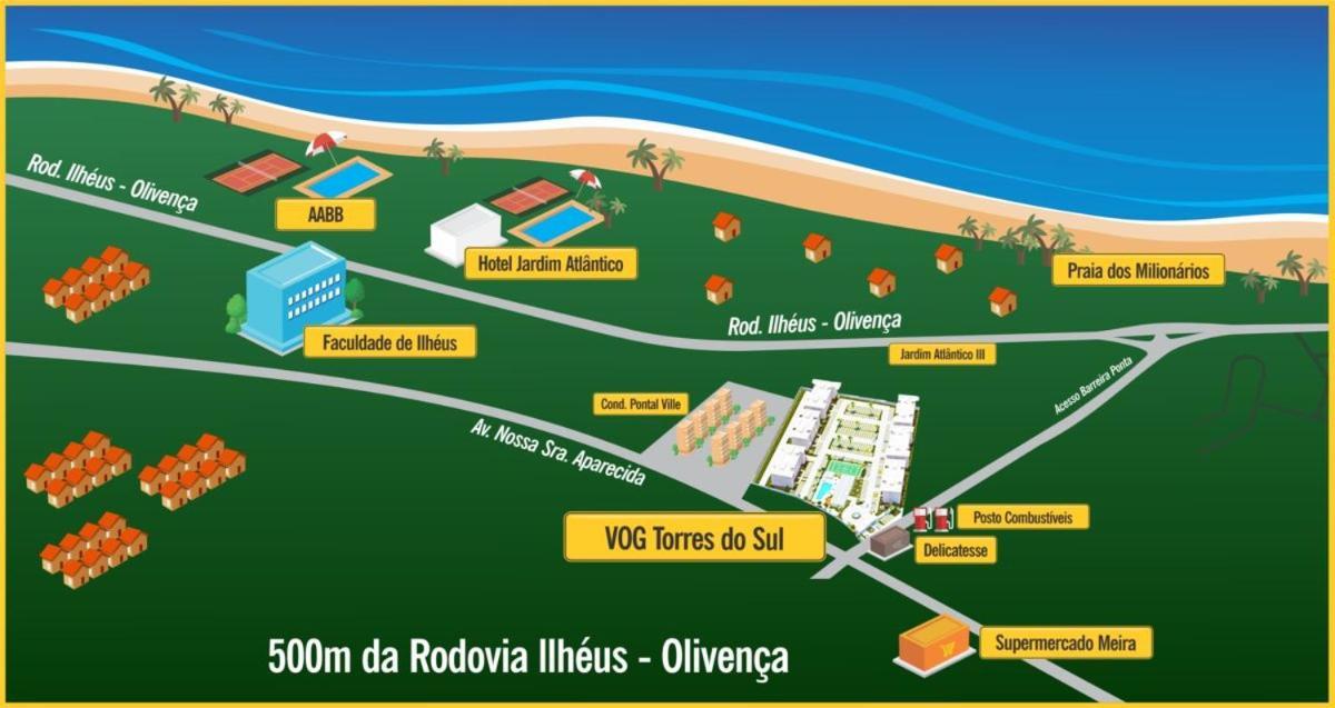Apartamento Ilheus - Vog Sul Kültér fotó